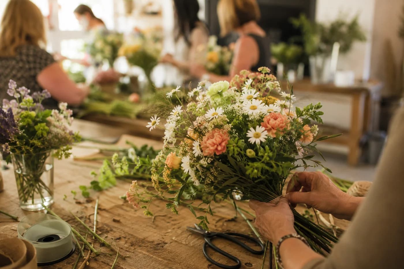 Strauß-Workshop für Erwachsene bei Pusteblume Halle (Saale)